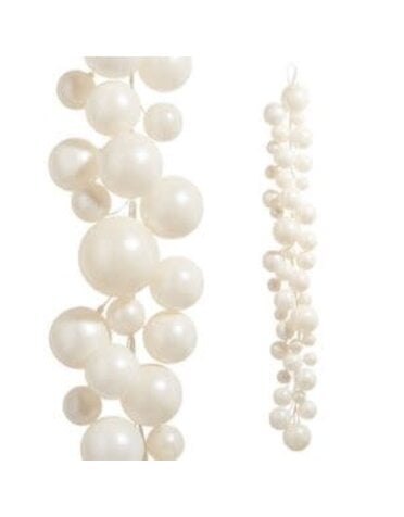 Pearl Ball Garland, 4 ft.
