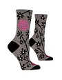 Blue Q Say It To Your Face Crew Socks