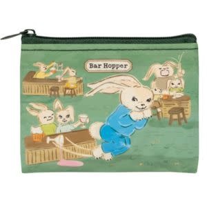 Blue Q Bar Hopper Coin Purse