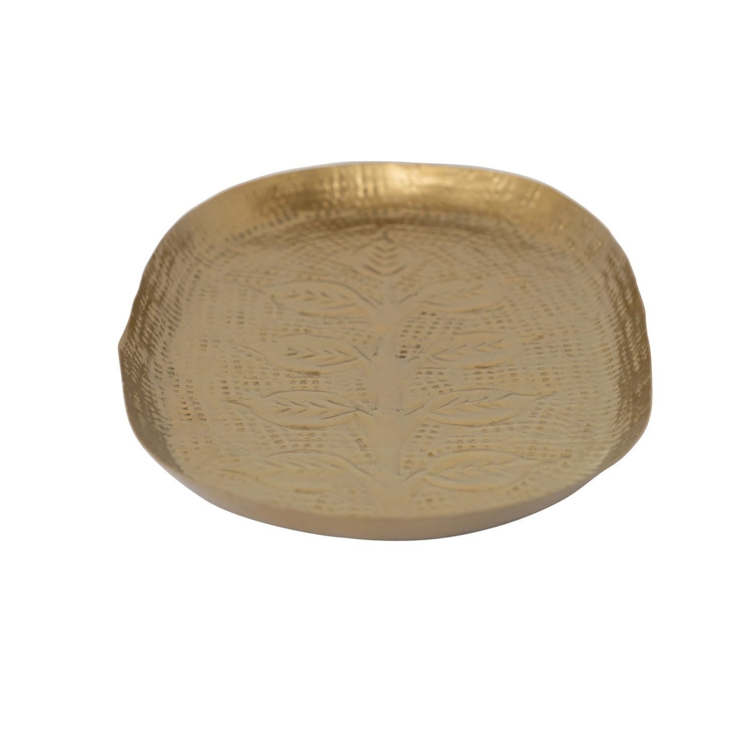 Gold Metal Tray, 13"x 8"