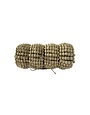 Bead & Jute Napkin Rings Set, 2"Rnd