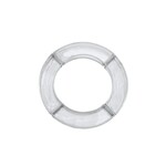 Curved Appetizer Dish, Clear, Single