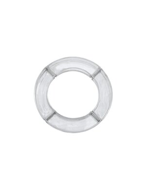 Curved Appetizer Dish, Clear, Single