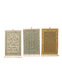 Cotton Printed Tea Towel w/ Design, Tassels, & Loop