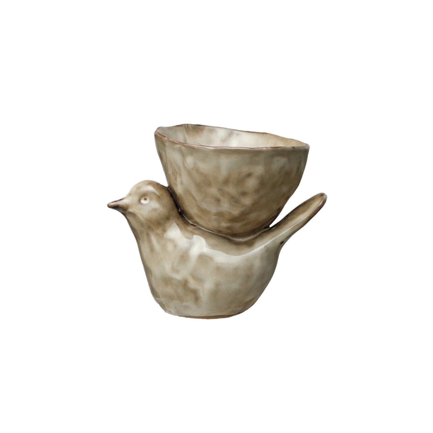 Stone Bird Bowl, Cream, 5 in.
