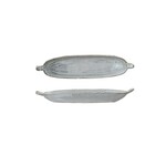 Stoneware Dish w/ Handles, 9"x 2"