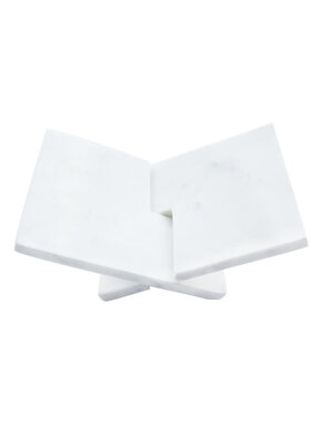 Interlocking Marble Book Holder, 11"x 5"