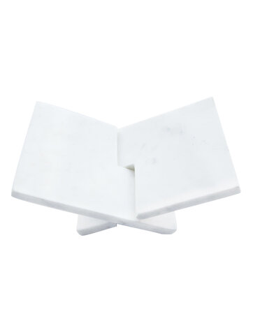 Interlocking Marble Book Holder, 11"x 5"