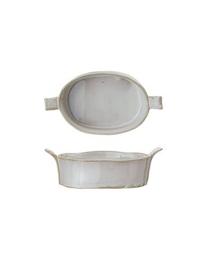Stoneware Mini Baker with Handles, 7 oz.
