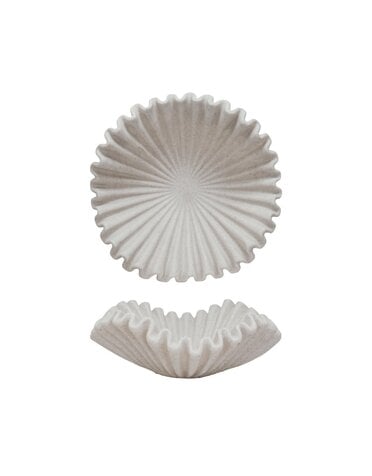Ruffled Resin Bowl, 20"x 7"