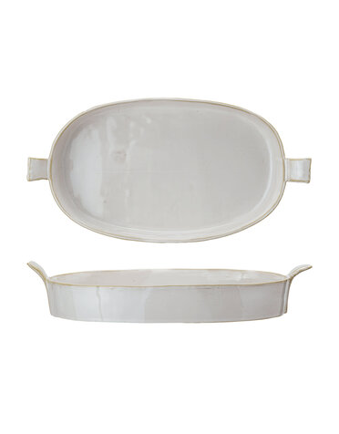 Stoneware Baker w/ Handles, 1.5 qt