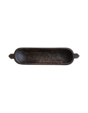 Decorative Wood Trug w/ Handles, 29"x 8"