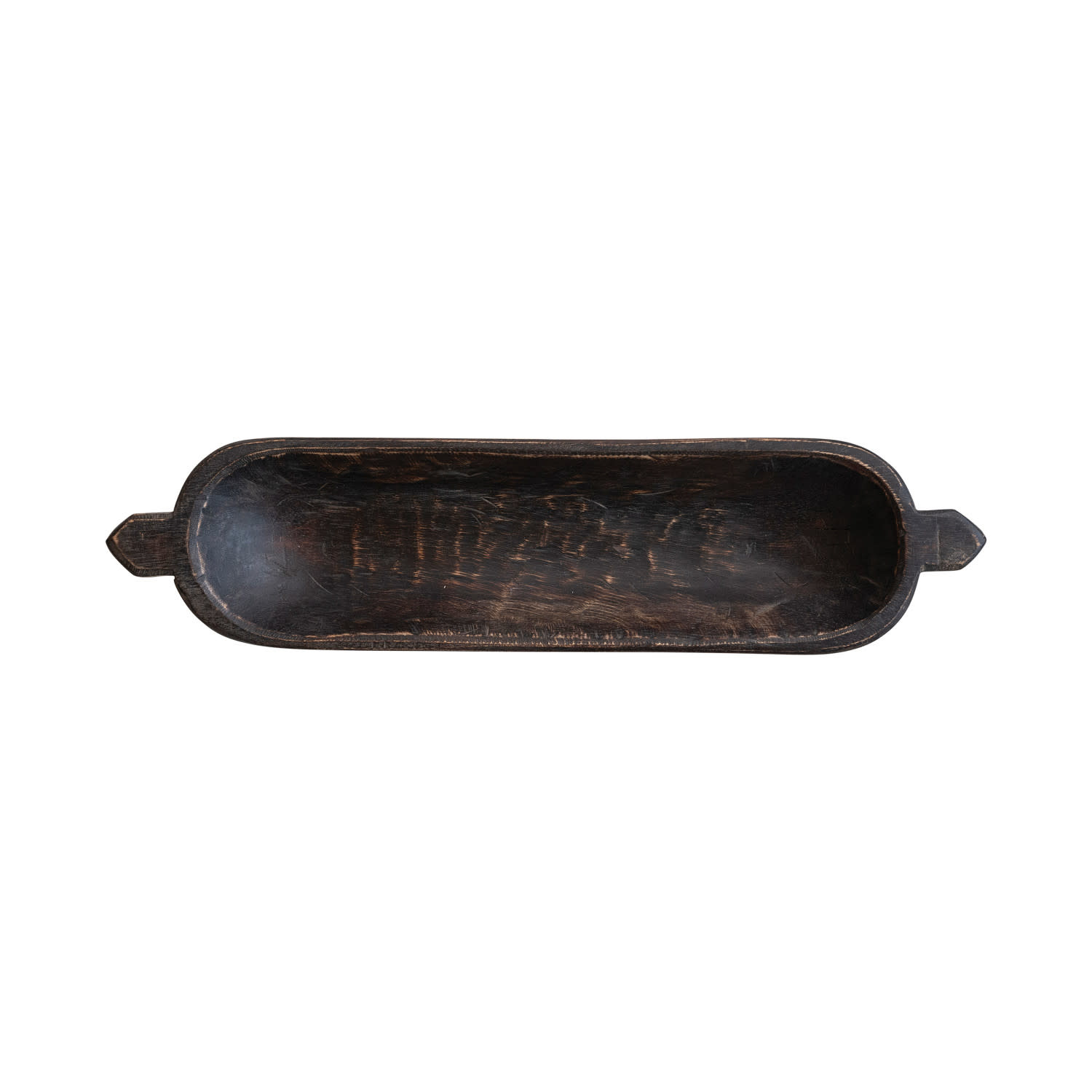Decorative Wood Trug w/ Handles, 29"x 8"