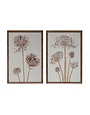 Assorted Wall Decor with Flower, 20"x 30"Available for Local Pick Up