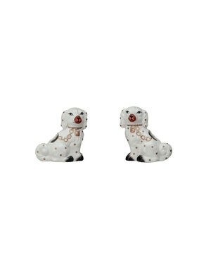 Ceramic Staffordshire Dog Shaped Toothpick Holder