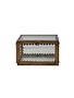 Brass & Glass Display Box w/ Scalloped Edges, 3"x 2"