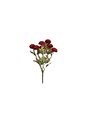 Artificial Dahlias, Bundle of Seven, Red