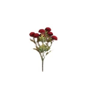 Artificial Dahlias, Bundle of Seven, Red