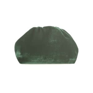Chrissy Velvet Clutch, Green