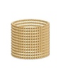 Splendid Iris Stretch Bead Bracelet, 4mm, Gold, Priced individually