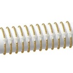 Splendid Iris Stretch Bead & Shell Cross Bracelet, 4mm, Gold, Priced individually