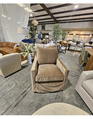 Four Seasons Miles XL Swivel Glider, Andrew Driftwood