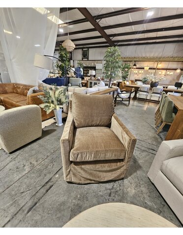 Four Seasons Miles XL Swivel Glider, Andrew Driftwood - Troy