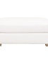 Dean Boucle Ottoman, Snow, 45 X 32 X 19.5, Furniture Available for Local Delivery or Pick Up