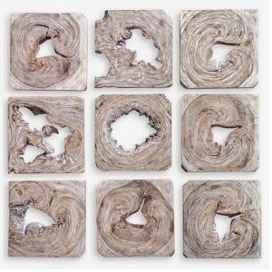 Bahati Wood Wall Art, 16 X16, Artwork Available for Local Delivery or Pick Up