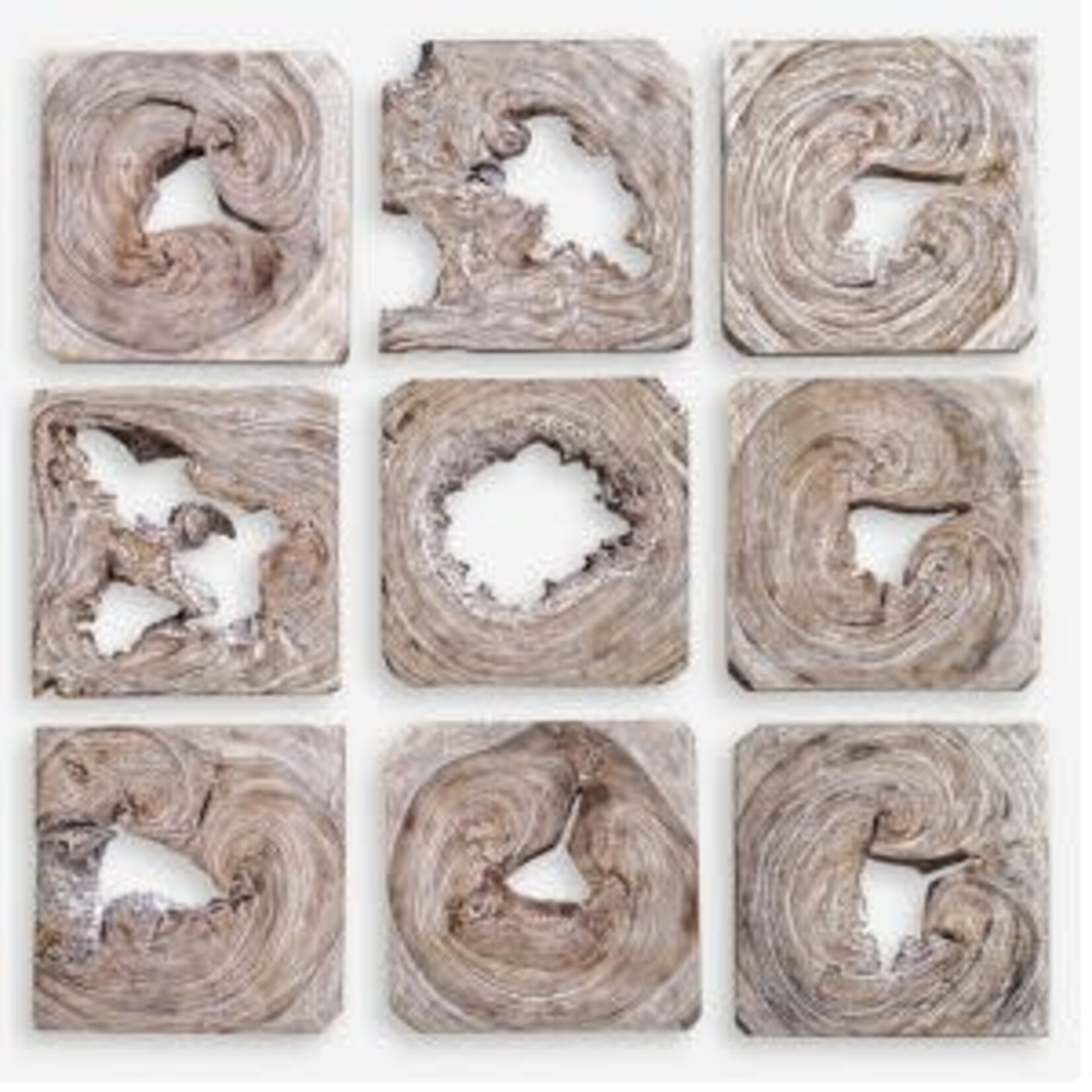 Bahati Wood Wall Art, 16 X16