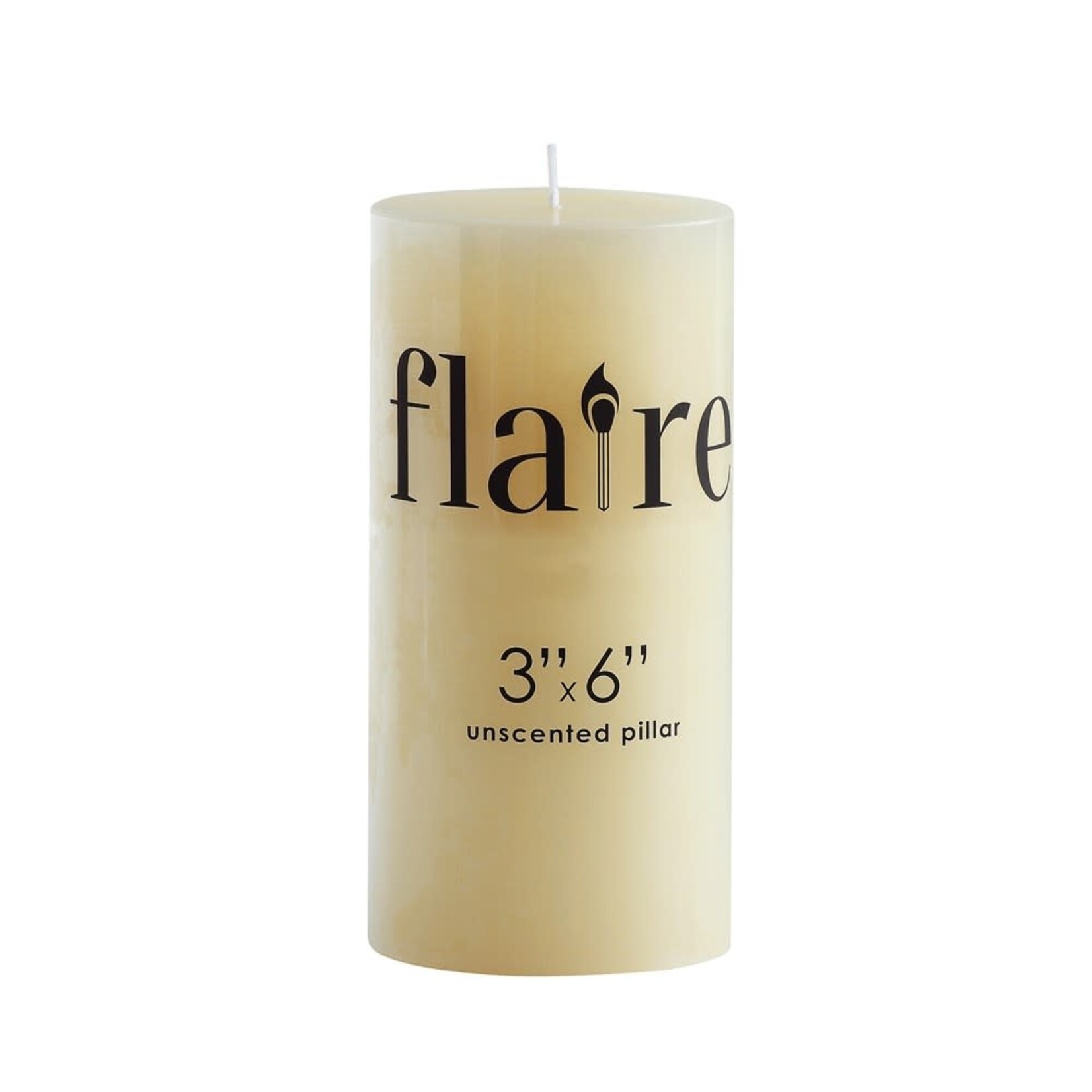 Unscented Pillar Candle, 3x6"