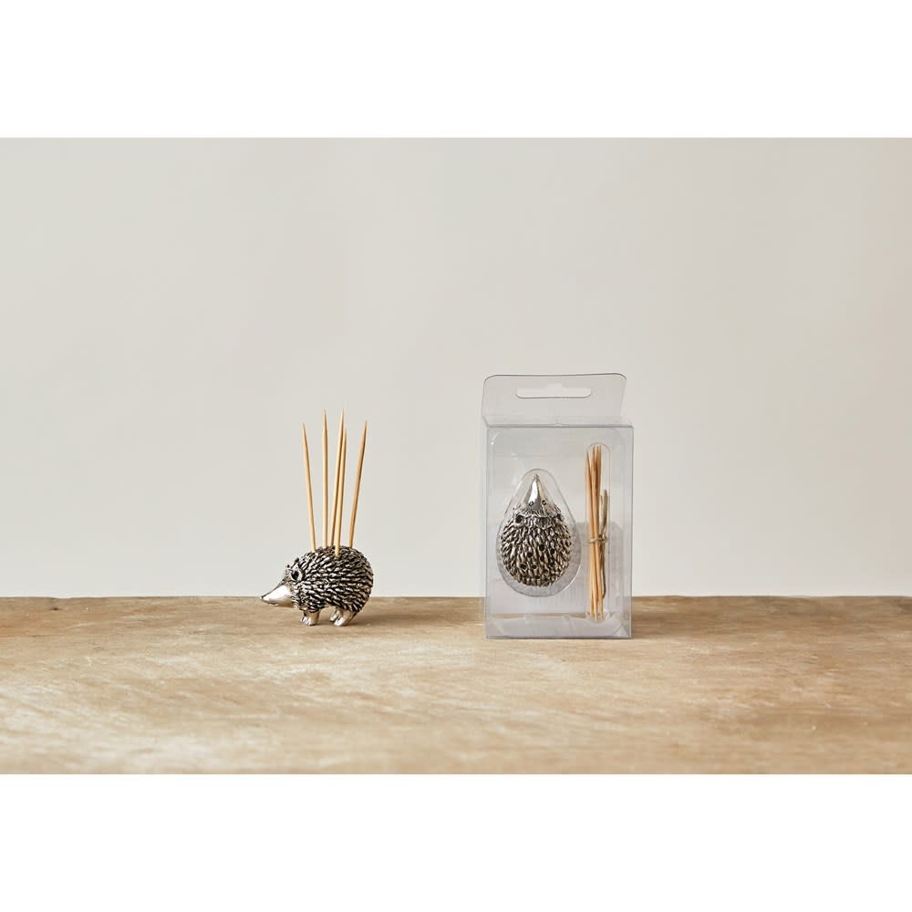 Pewter Hedgehog Toothpick