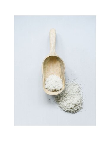 Mango Wood Scoop 9"L