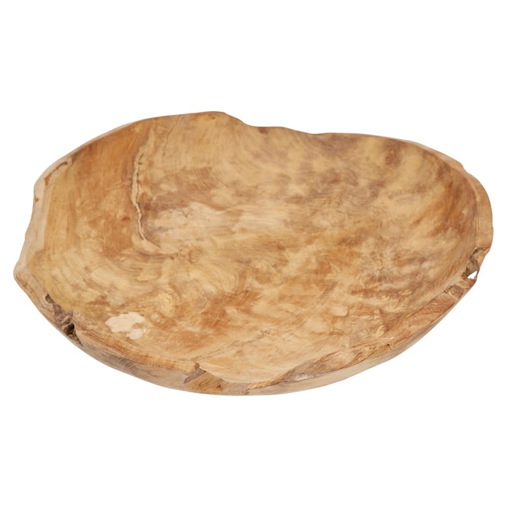 Teak Wood Bowl, Each piece varies