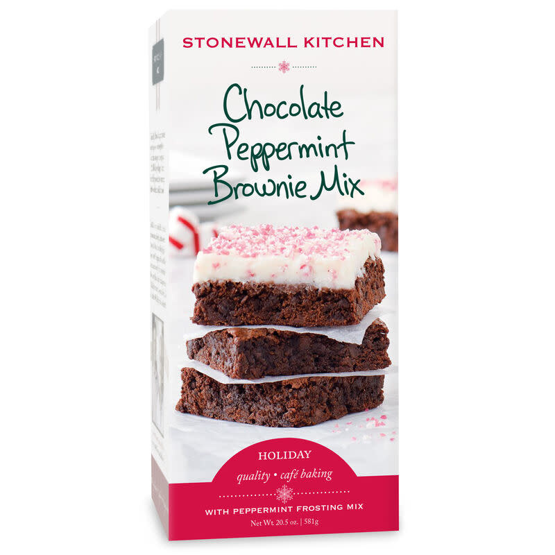 Stonewall Kitchen Chocolate Peppermint Brownie Mix, 19.5 oz