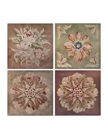 Antique Needlepoint Print Assorted 24 x 24