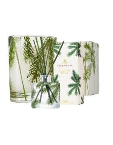 Thymes Pine Needle Design Reed Diffuser, Petite, 4.0 oz. Frasier Fir  **TESTER