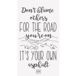 Urban Smirk Your Own Asphalt Tea Towel