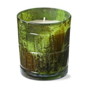 Tag Curated Dark Amber & Char Birch Emerald Candle, 3.5 in.