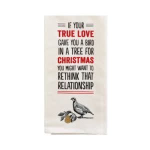 Primitives by Kathy If Your True Love Gave You Kitchen Towel