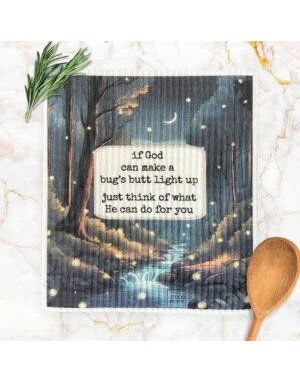 Urban Smirk Swedish Dishcloth, Bugs Butt Inspirational Encouragement