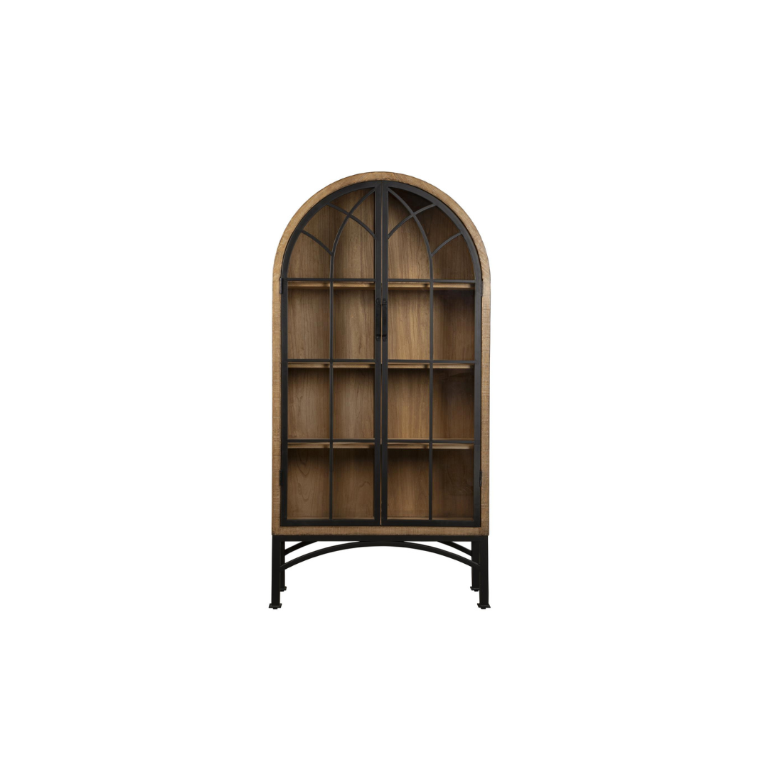 Victoria Cabinet Antique, Natural, 44 X 15 X 83, Furniture Available for Local Delivery or Pick Up