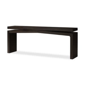 Matthes Console Table, Smoked Black, 78.75 X 15 X 30.75, Furniture Available for Local Delivery or Pick Up
