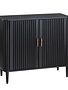 Camden Black Two Door Cabinet, 36 X 16 X 32.25, Furniture Available for Local Delivery or Pick Up