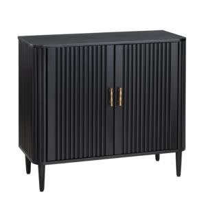 Camden Black Two Door Cabinet, 36 X 16 X 32.25, Furniture Available for Local Delivery or Pick Up