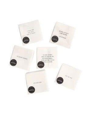 Napkin Cocktail, 2nd Edition, 5 X 5 in., Various Quotes