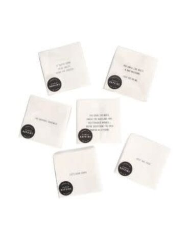 Napkin Cocktail, 2nd Edition, 5 X 5 in., Various Quotes