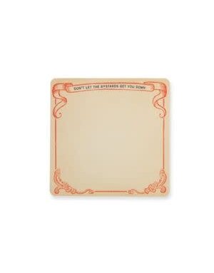 Don't Let the B*stards Get You Down Small Notepad