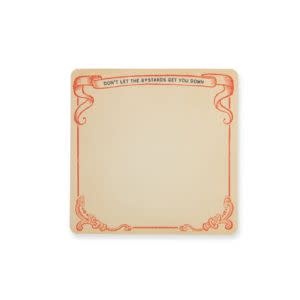 Don't Let the B*stards Get You Down Small Notepad