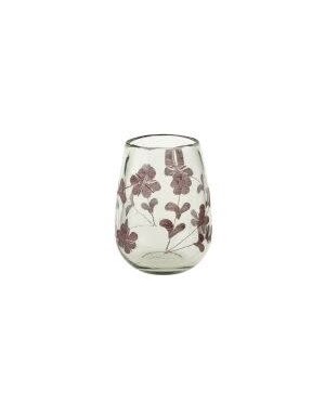 Rosalie Etched Vase, Lilac, Small